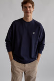 Sweatshirt MIDDELHAGEN navy | TWOTHIRDS