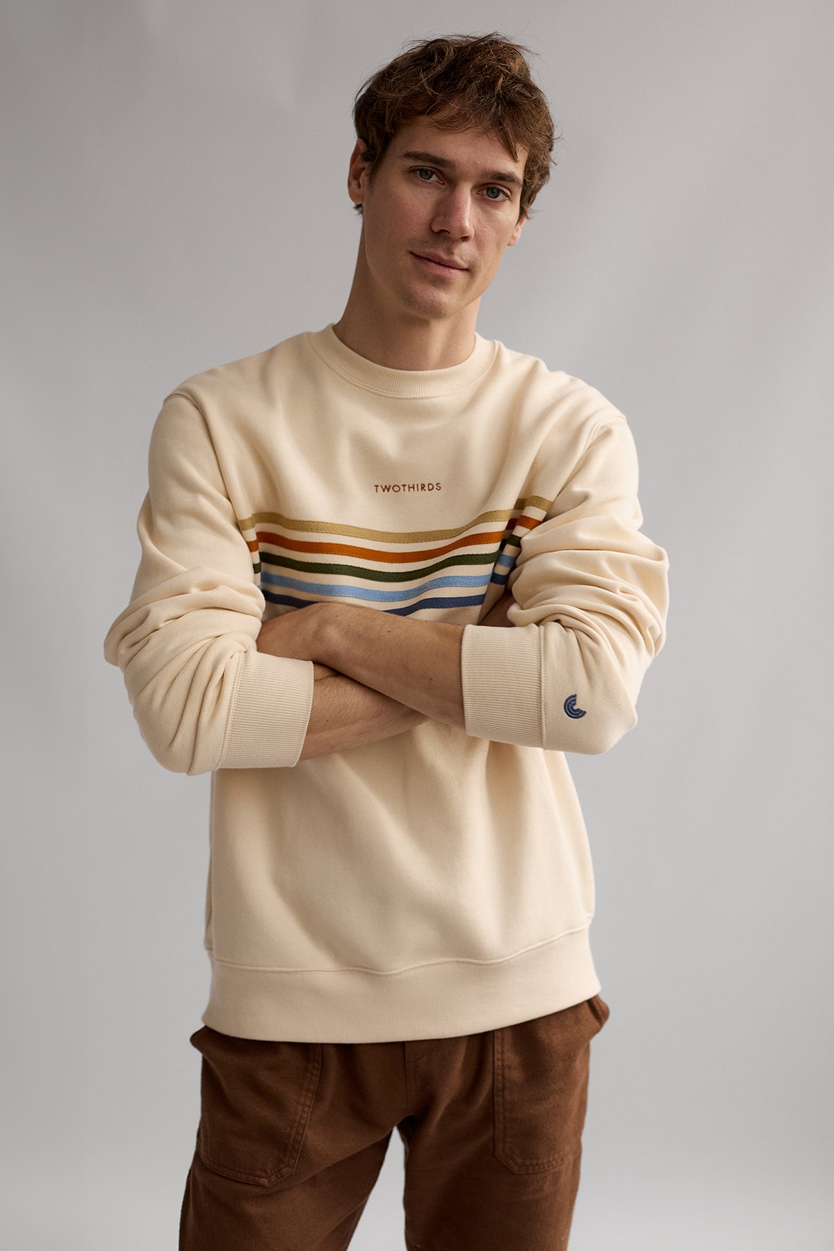 Sweatshirt FANORE vintage ecru | TWOTHIRDS