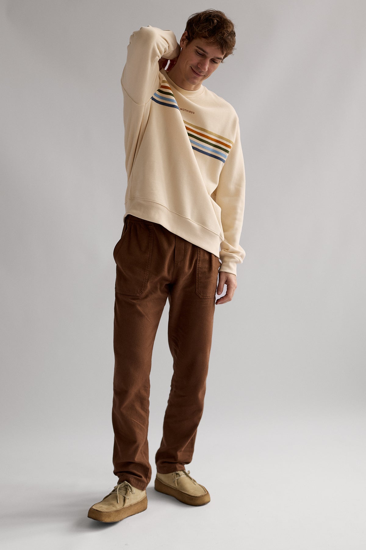 Sweatshirt FANORE vintage ecru | TWOTHIRDS