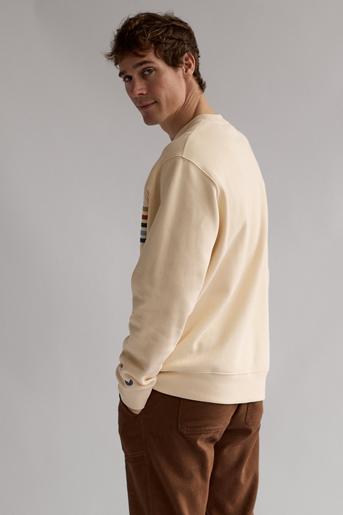 Sweatshirt FANORE vintage ecru | TWOTHIRDS