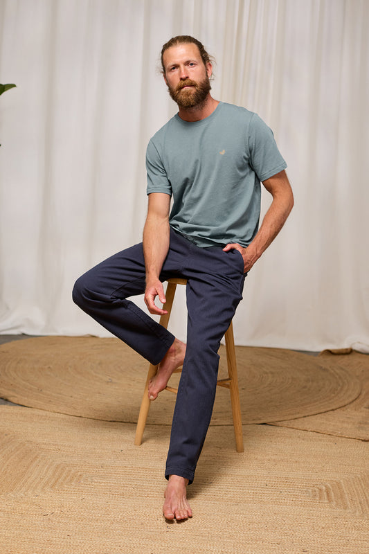T-Shirt QALITO old blue | TWOTHIRDS