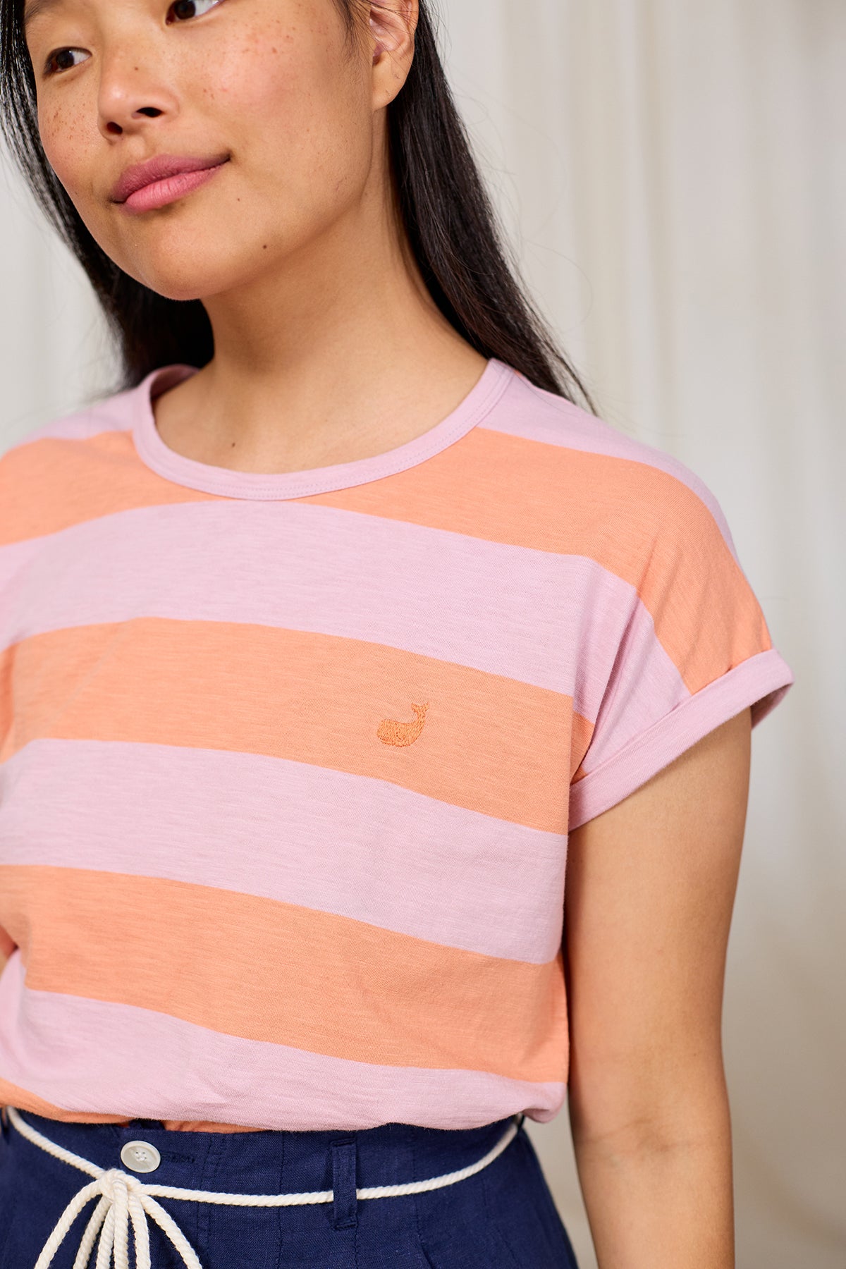 T-Shirt SANTANDRIA orange pink  | TWOTHIRDS