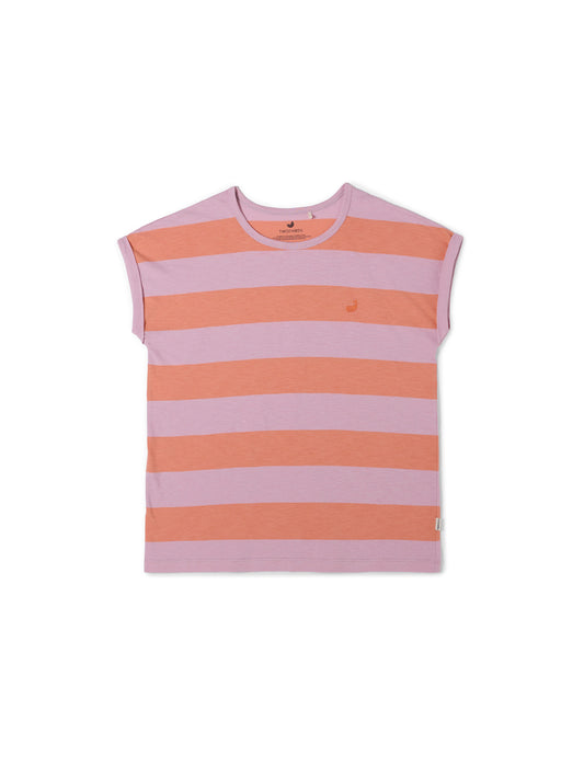 T-Shirt SANTANDRIA orange pink  | TWOTHIRDS