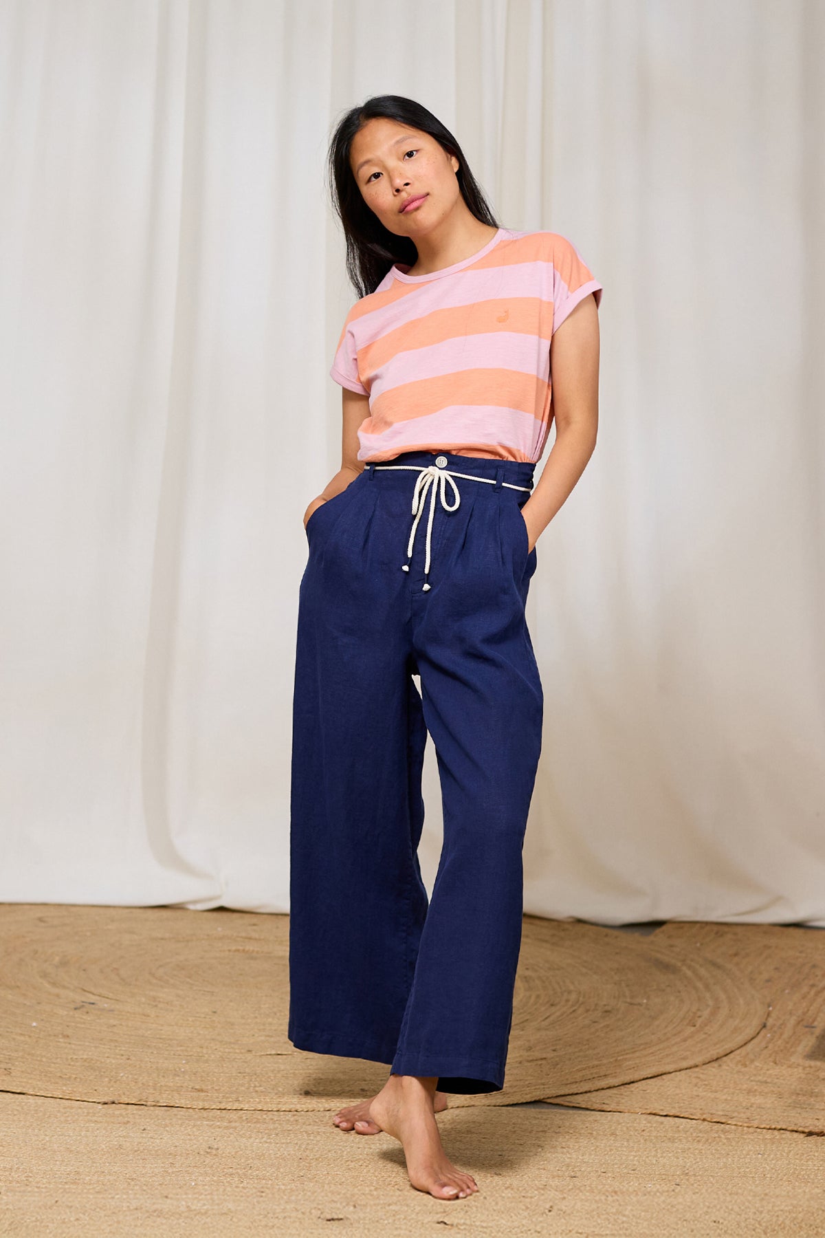 T-Shirt SANTANDRIA orange pink  | TWOTHIRDS