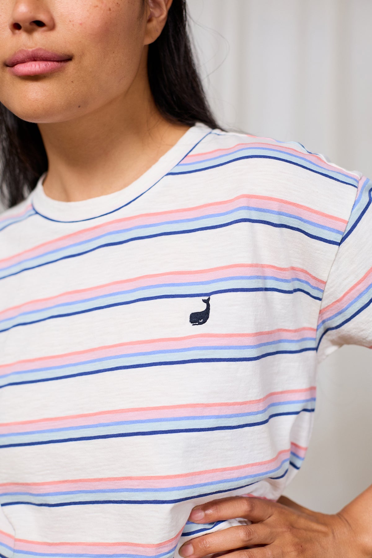 T-Shirt TARIDA multicolour stripes | TWOTHIRDS