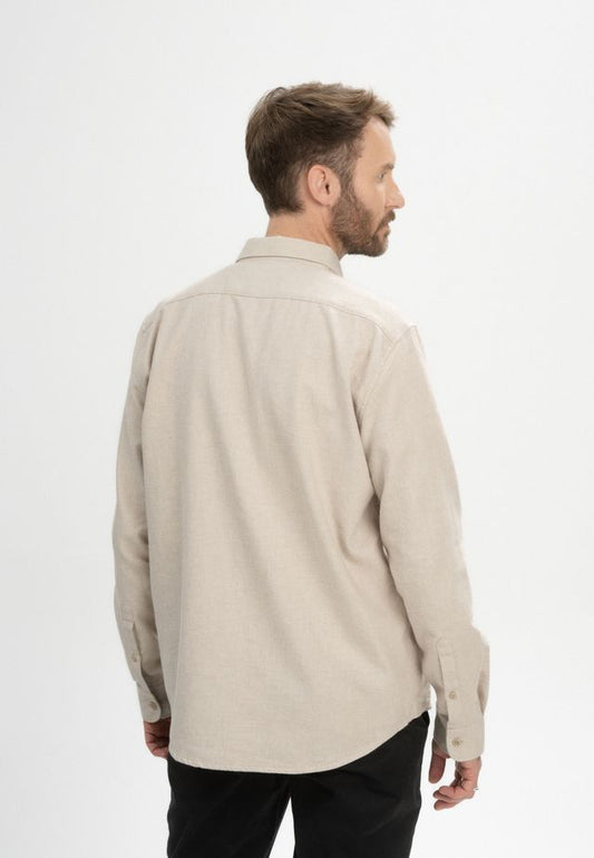 Flannel Shirt SAHEL birke | MELAWEAR