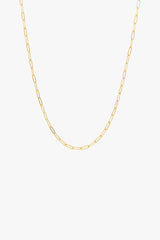 Kette Long Link Chain Nacklace Gold 60 cm | wildthings