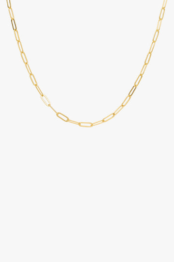 Kette Short Link Chain Nacklace Gold 40 cm | wildthings