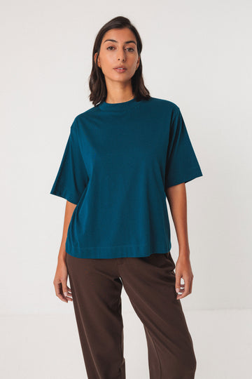 ZUNTZ-6-GOTS T-SHIRT oxford blue | SKFK