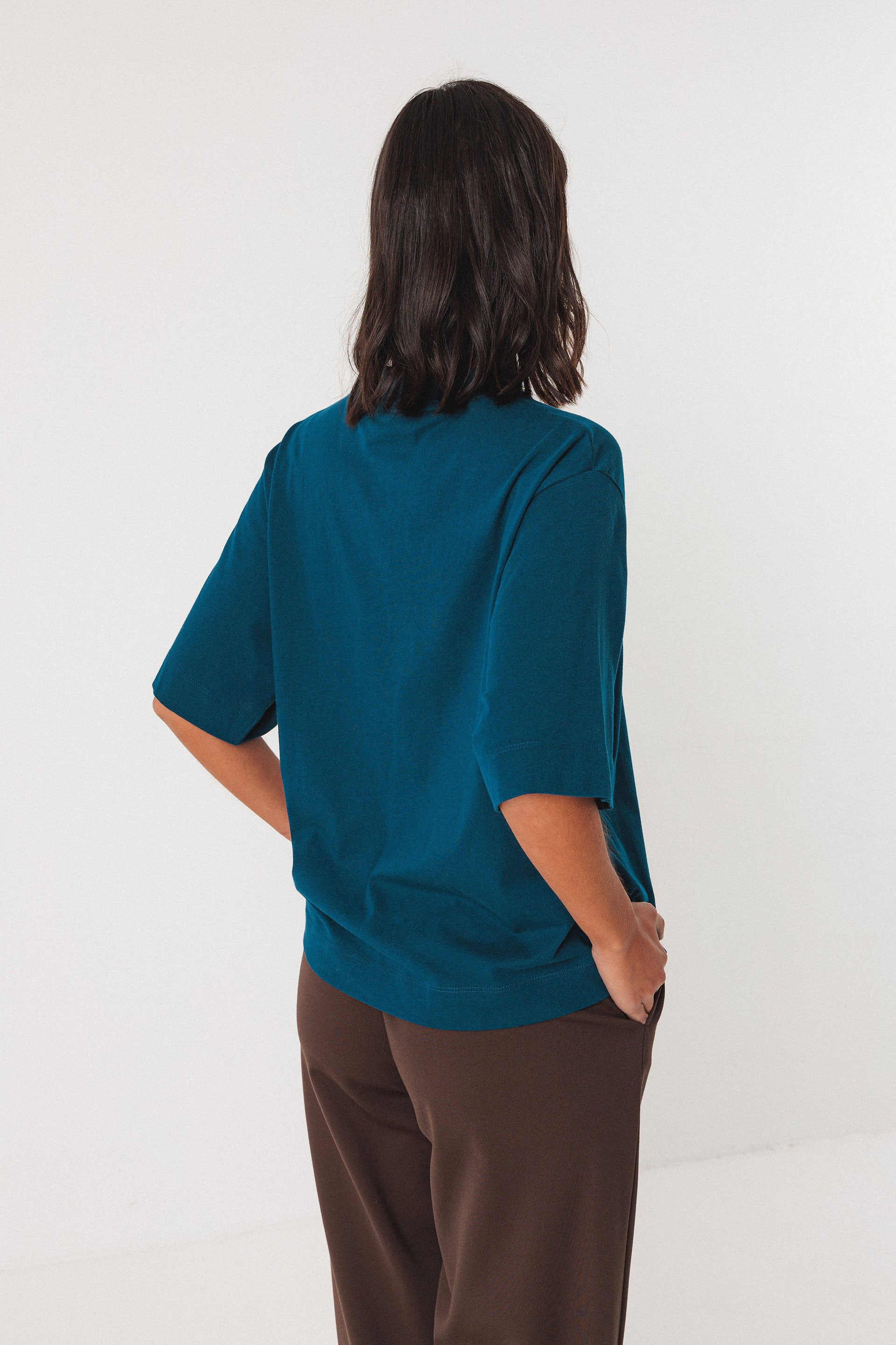 ZUNTZ-6-GOTS T-SHIRT oxford blue | SKFK