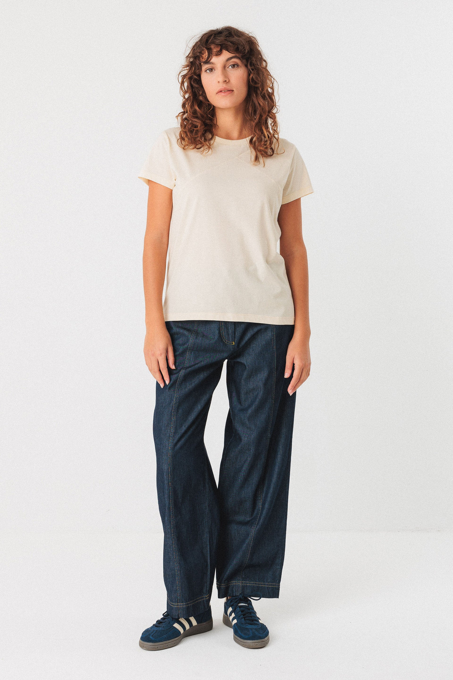 ZUNTZ-7-GOTS T-SHIRT cream | SKFK