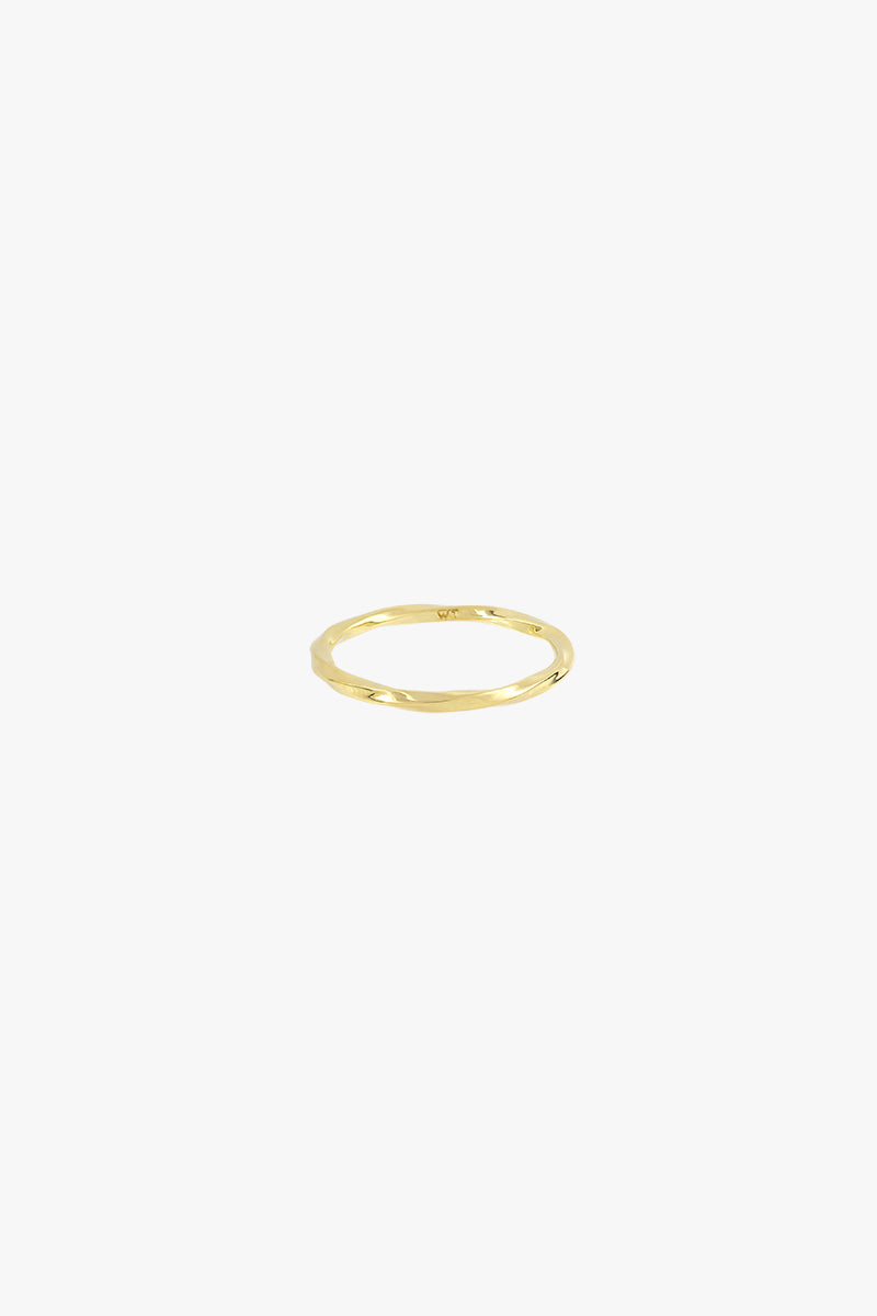 Ring Hammered Stacking Gold | wildthings