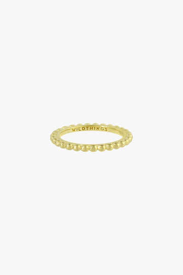 Ring Small Dots Gold | wildthings