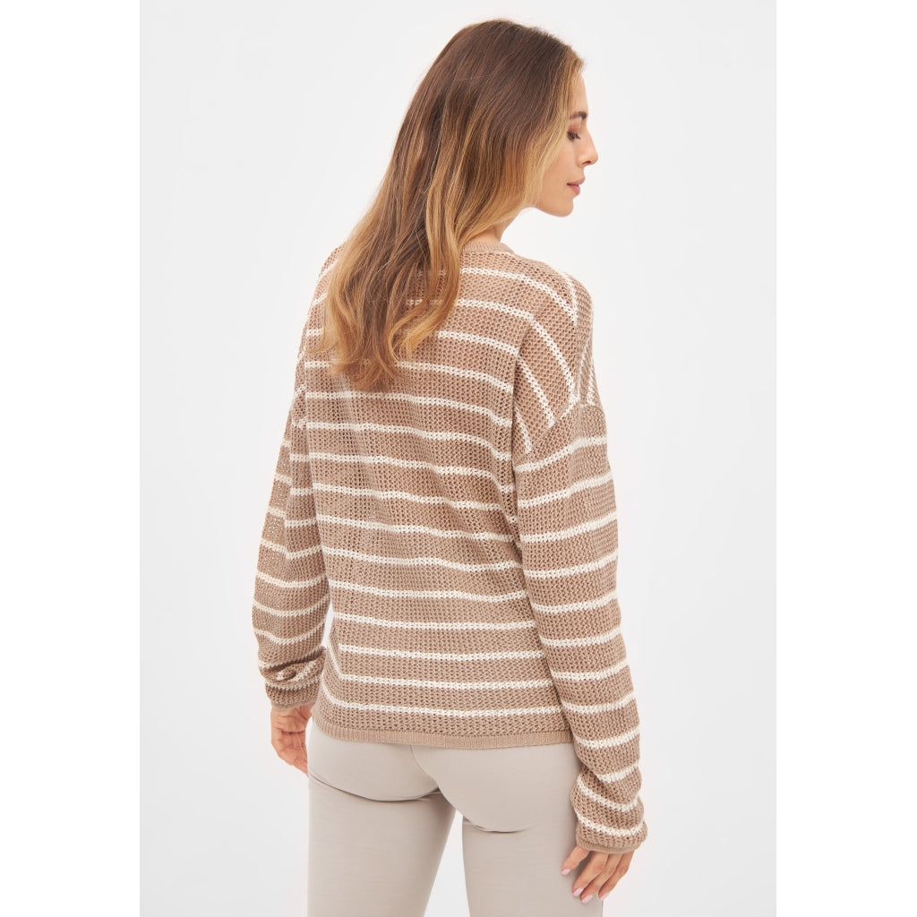 Pullover Briana Offwhite/Stripes | Givn