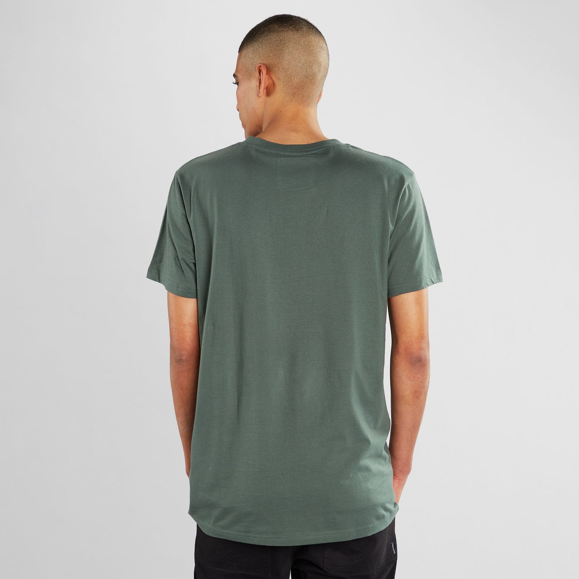 T-Shirt Stockholm Crayon Globe Forest Green | DEDICATED