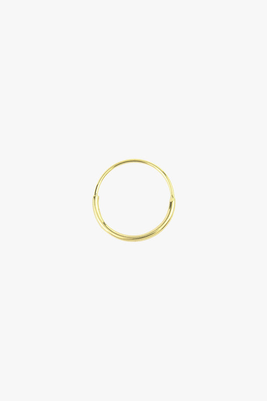 Ohrring Hoop with detail 15 mm Gold | wildthings