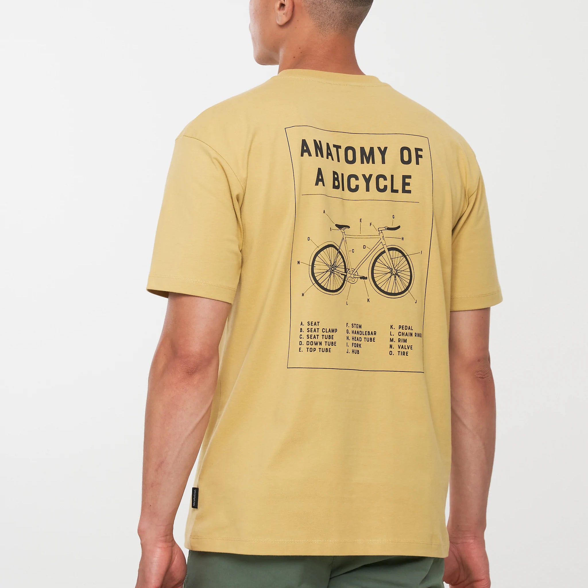 T-Shirt APOSERIS BICYCLE eukalyptus  | recolution