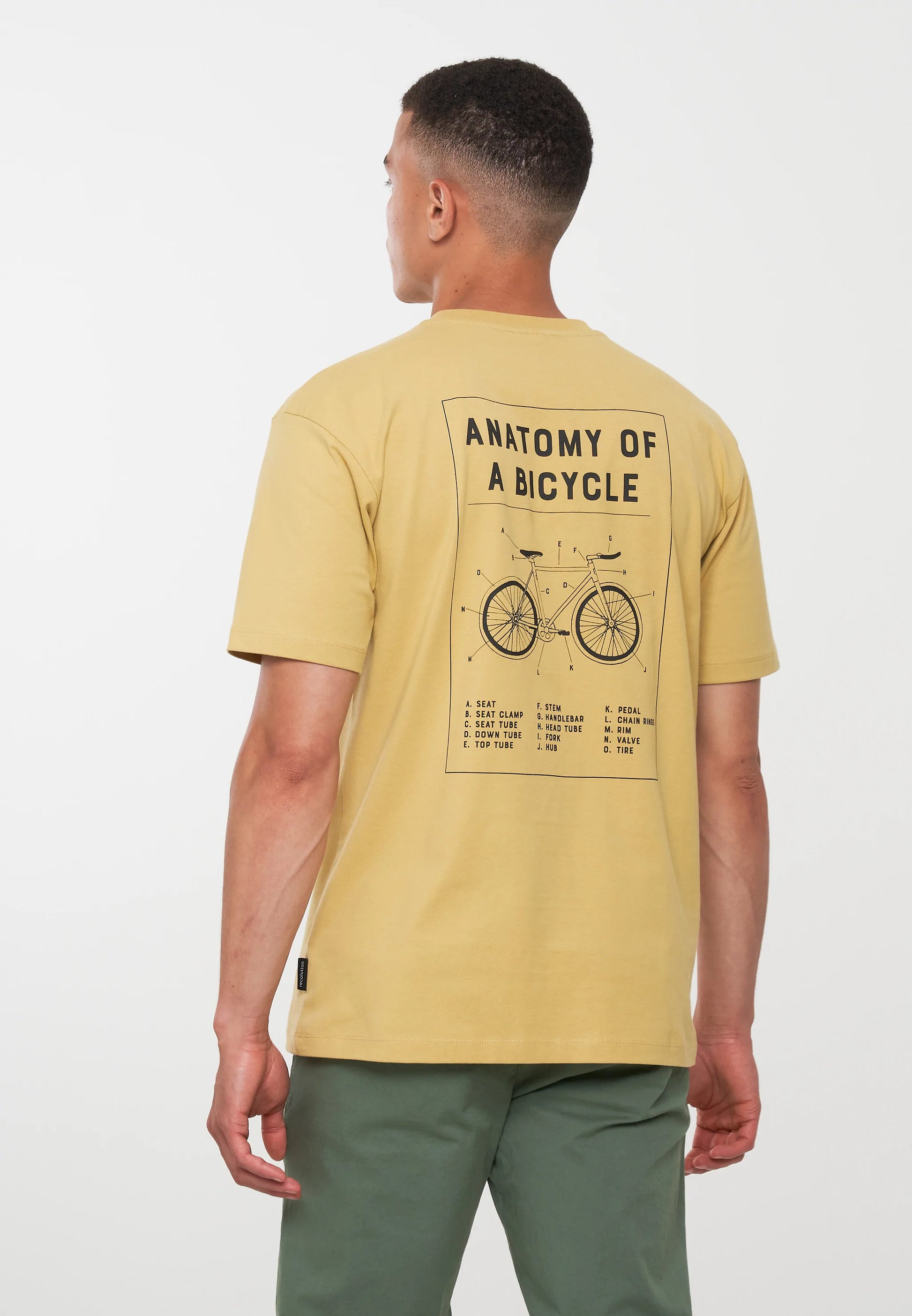T-Shirt APOSERIS BICYCLE eukalyptus  | recolution