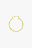 Ohrring Creole Dots Hoop Gold 30 mm | wildthings