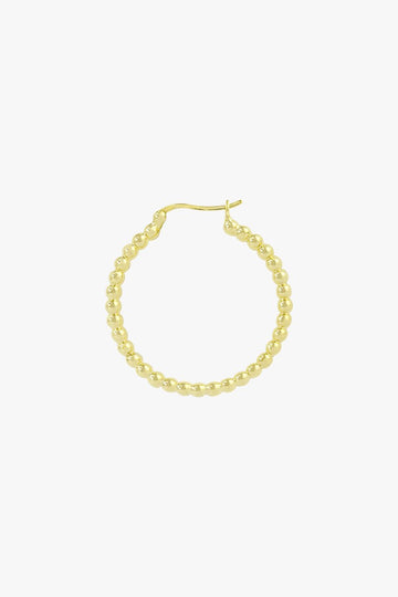 Ohrring Creole Dots Hoop Gold 30 mm | wildthings