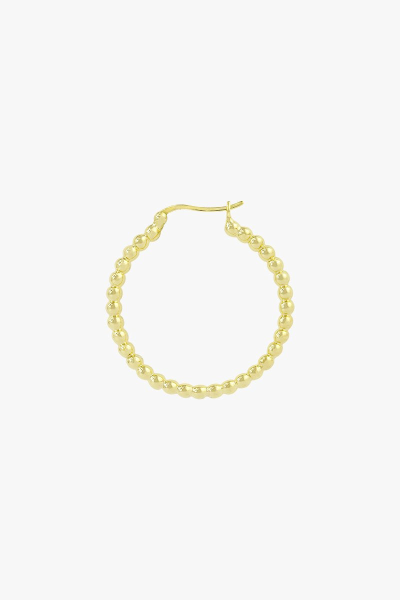 Ohrring Creole Dots hoop Gold 23 mm | wildthings