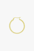 Ohrring Creole Dots hoop Gold 23 mm | wildthings