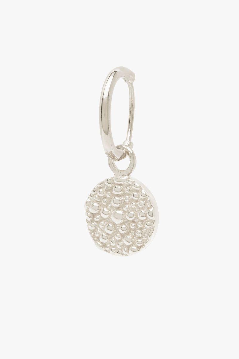 Ohrring Starfish pattern coin Silber | wildthings