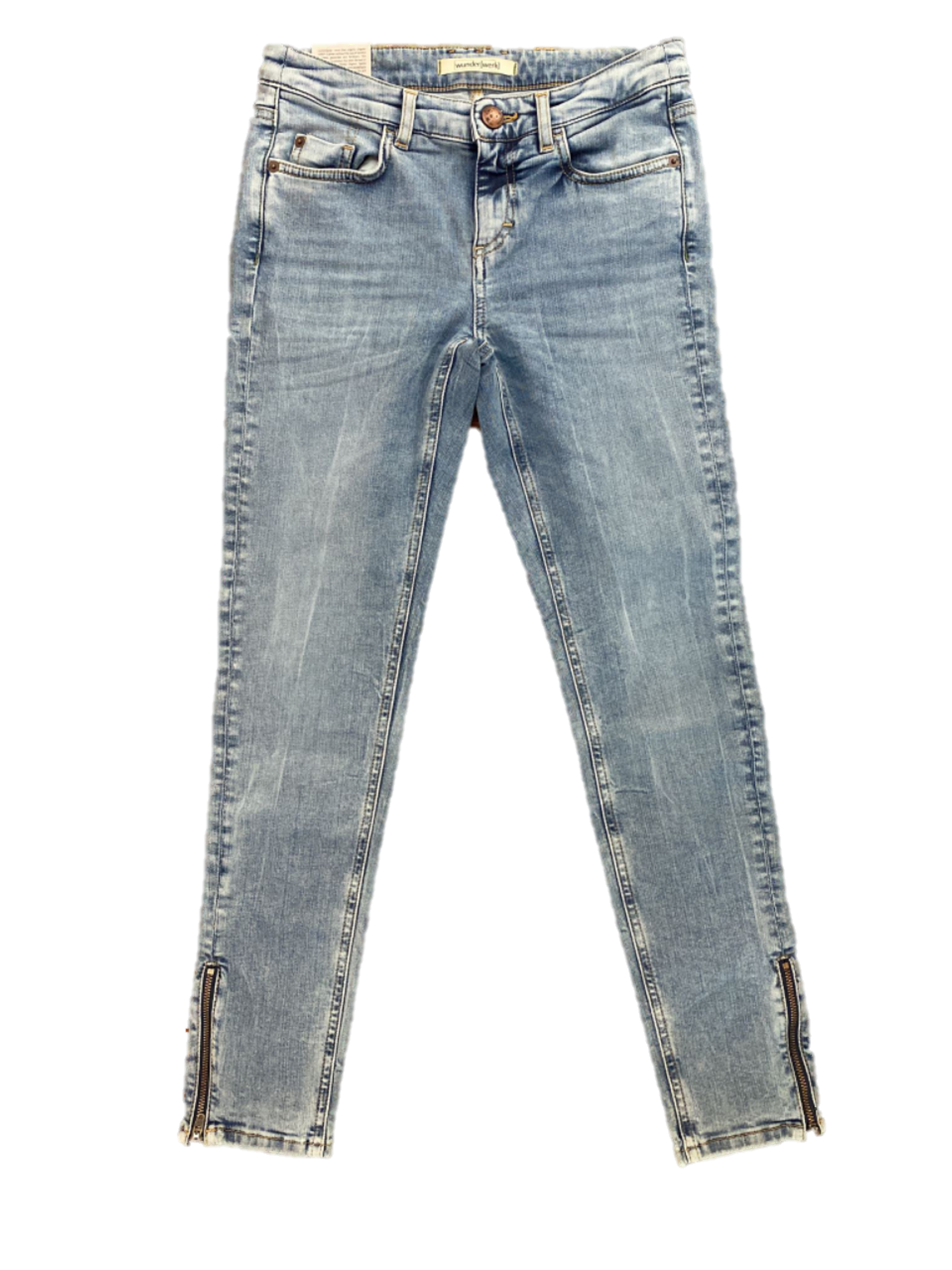 Jeans Amber slim zip 7/8 | wunderwerk