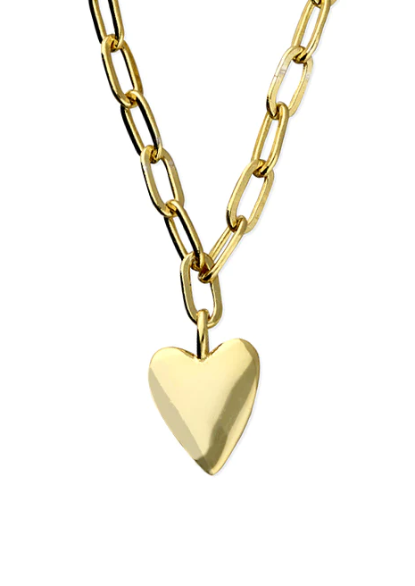 Kette Chainy Heart Gold | Fleuriscoeur