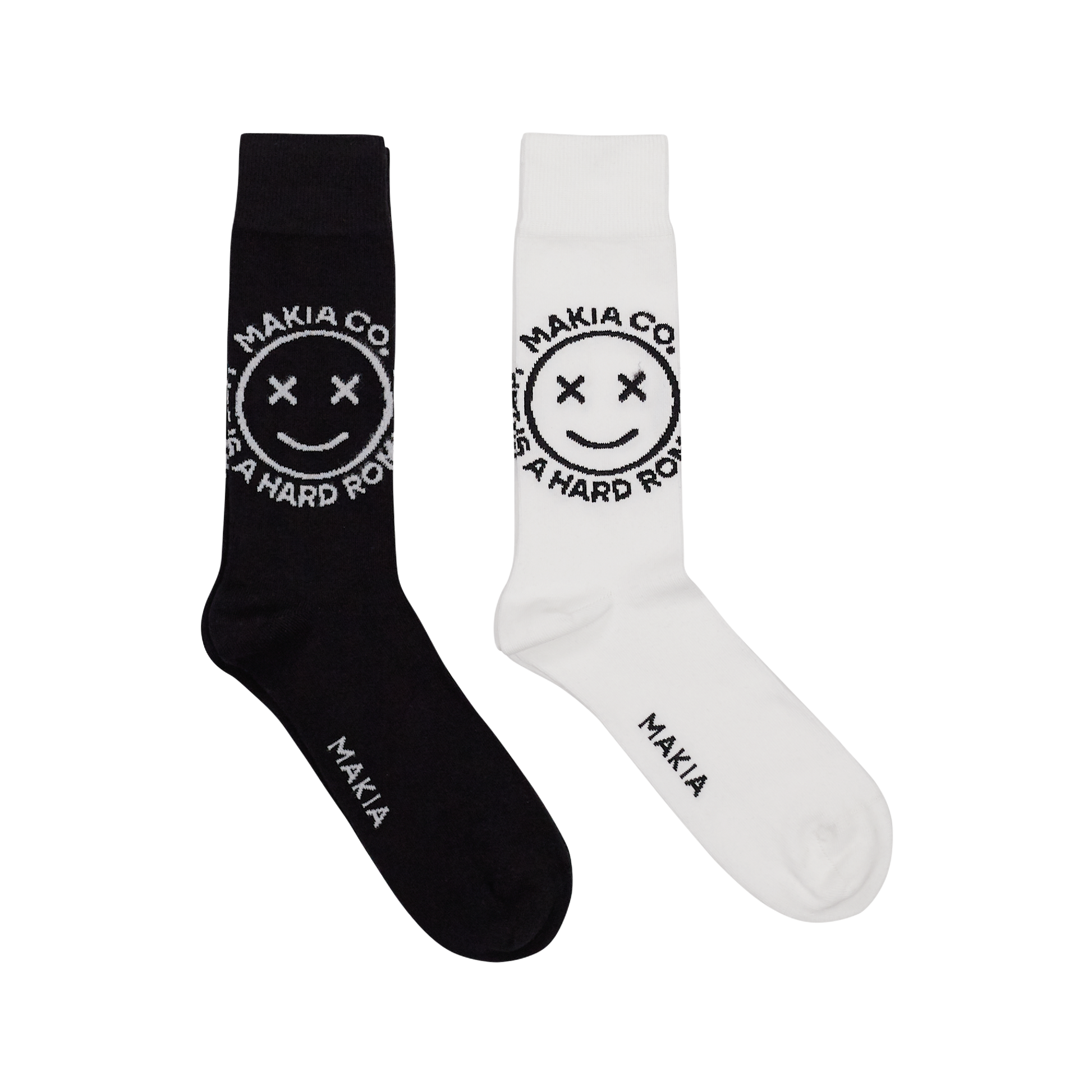Dizzy two pack of socks black/white | MAKIA