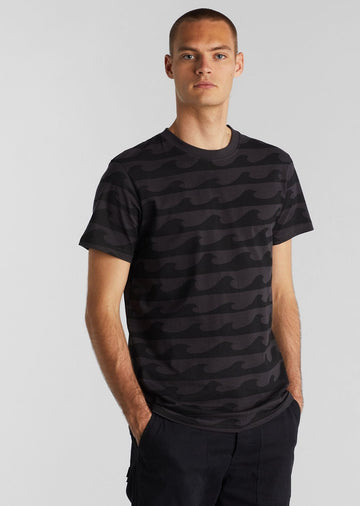 T-Shirt Stockholm Waves Charcoal | DEDICATED