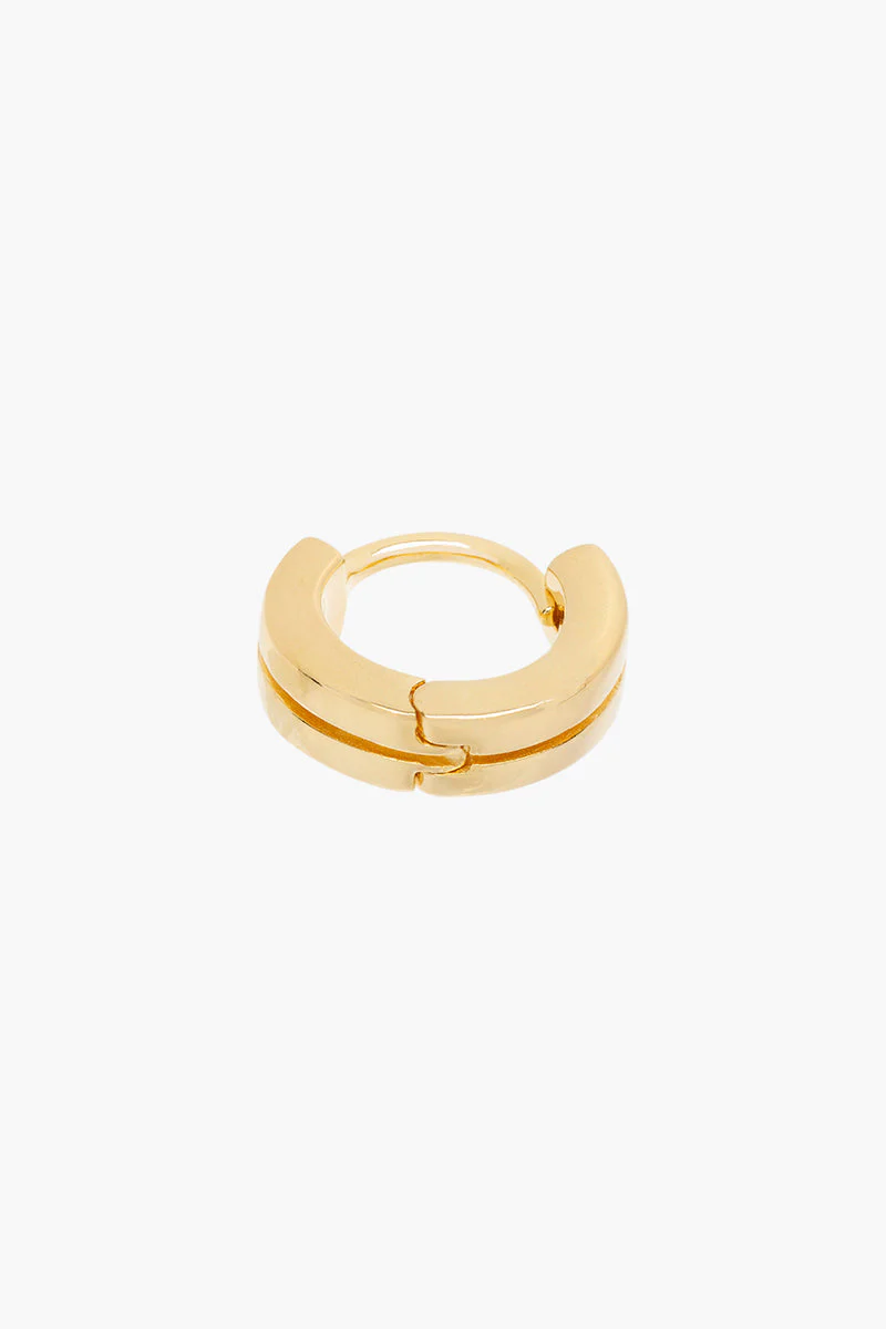 Ohrring Double Huggie Gold | wildthings