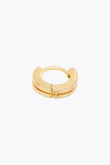Ohrring Double Huggie Gold | wildthings
