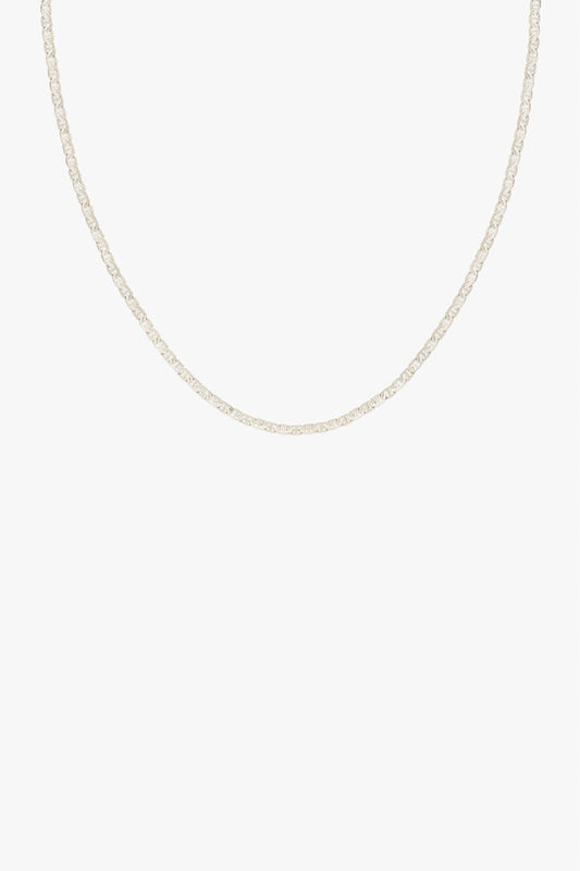 Kette Flat chain necklace Silber | wildthings