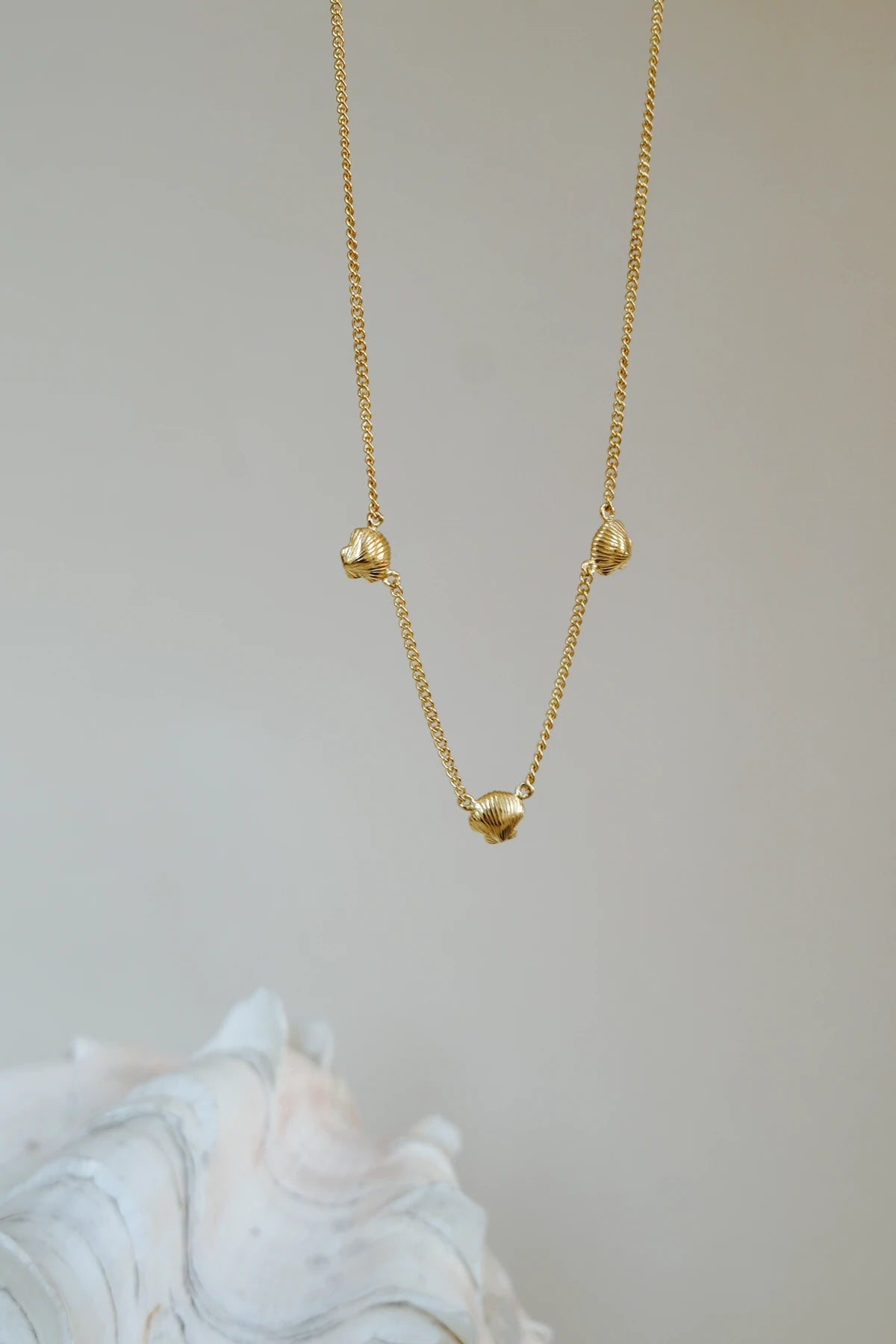 Kette Shell necklace Gold 36 cm | wildthings