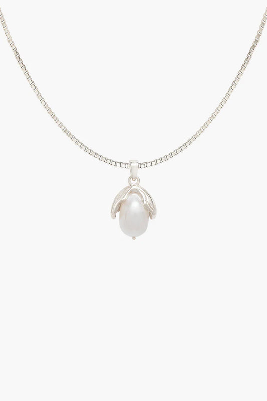 Anhänger Pearl leaf pendant Silber | wildthings