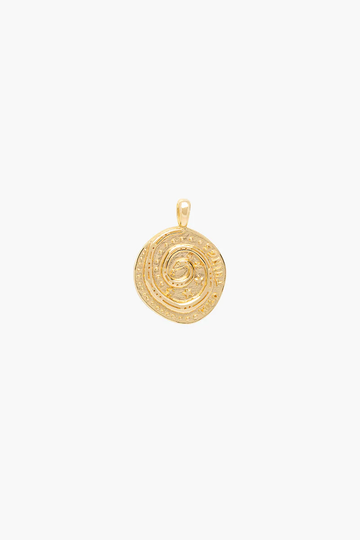 Anhänger Snake Coin pendant Gold | wildthings