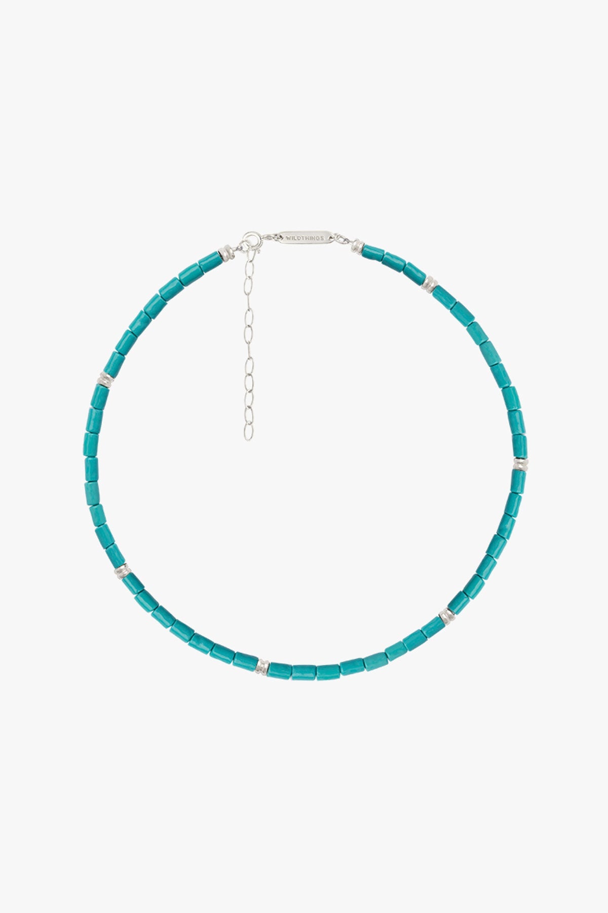 Kette Turquoise stone necklace Silber | wildthings