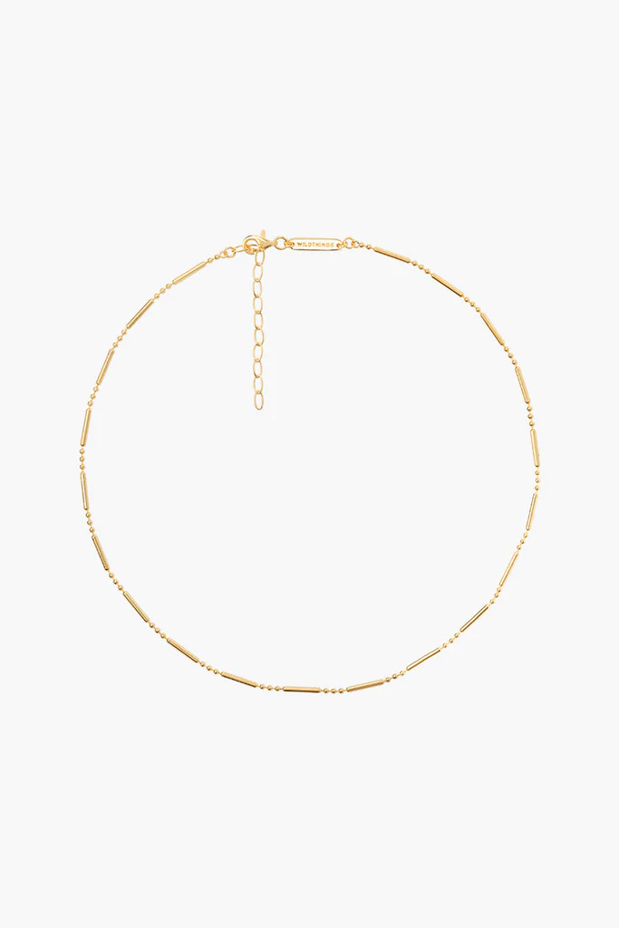 Kette Small bar necklace Gold | wildthings