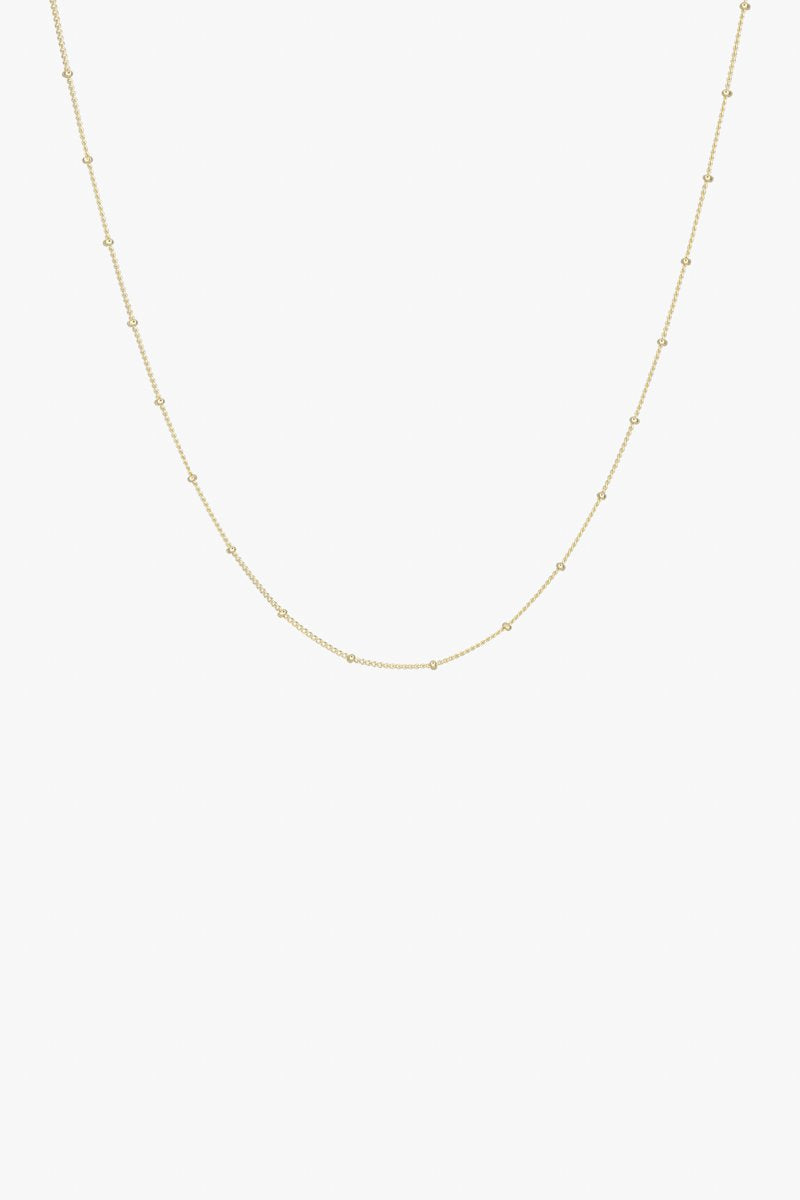 Kette Stud chain necklace gold 45 cm | wildthings