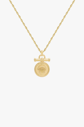 Anhänger Vintage shell coin pendant Gold | wildthings