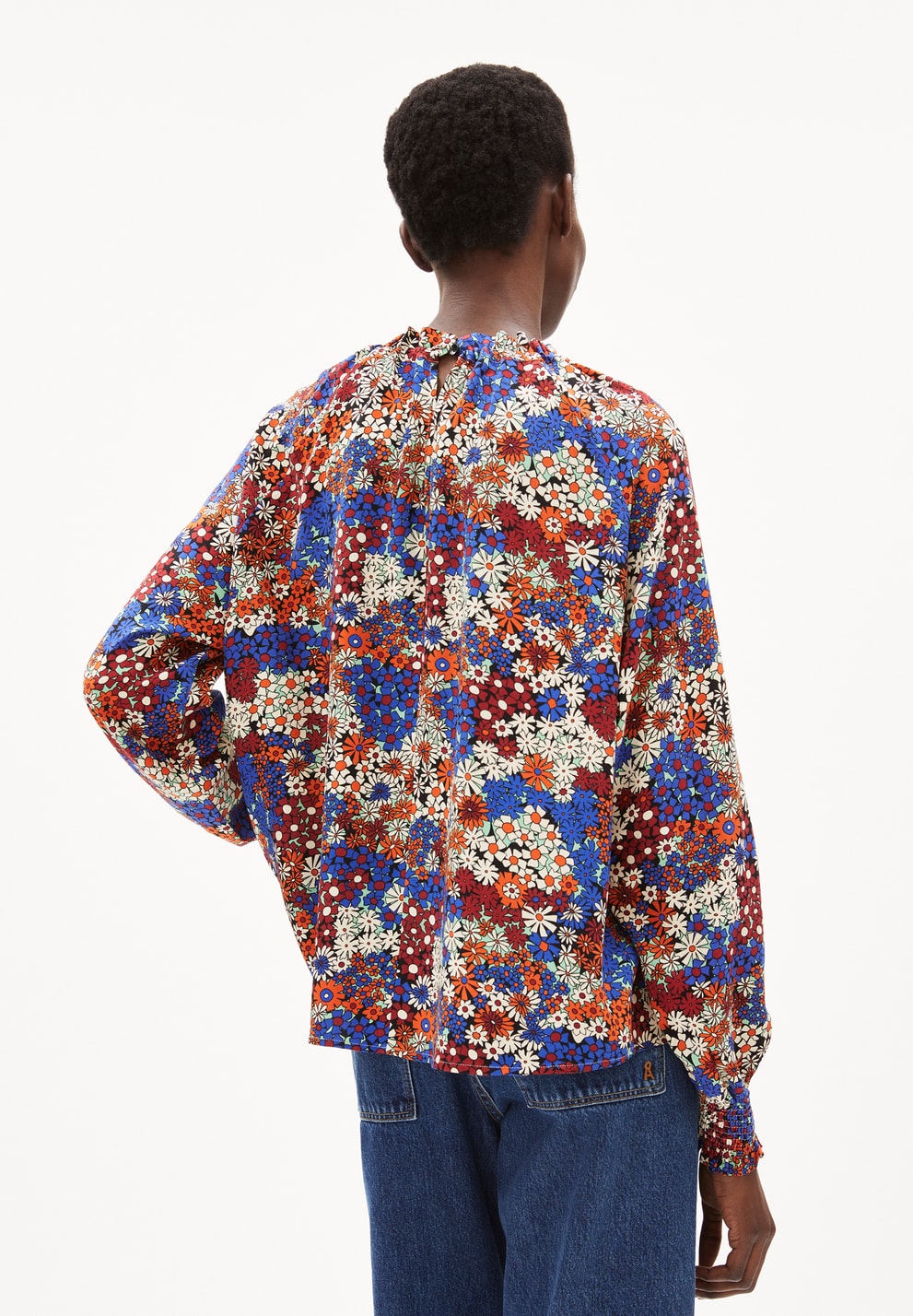 Bluse AAGNI MARSH FLORAL ECOVERO™ | ARMEDANGELS