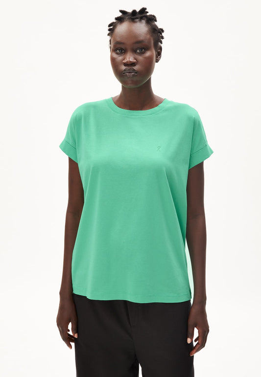 T-Shirt IDAARA bright lime | ARMEDANGELS