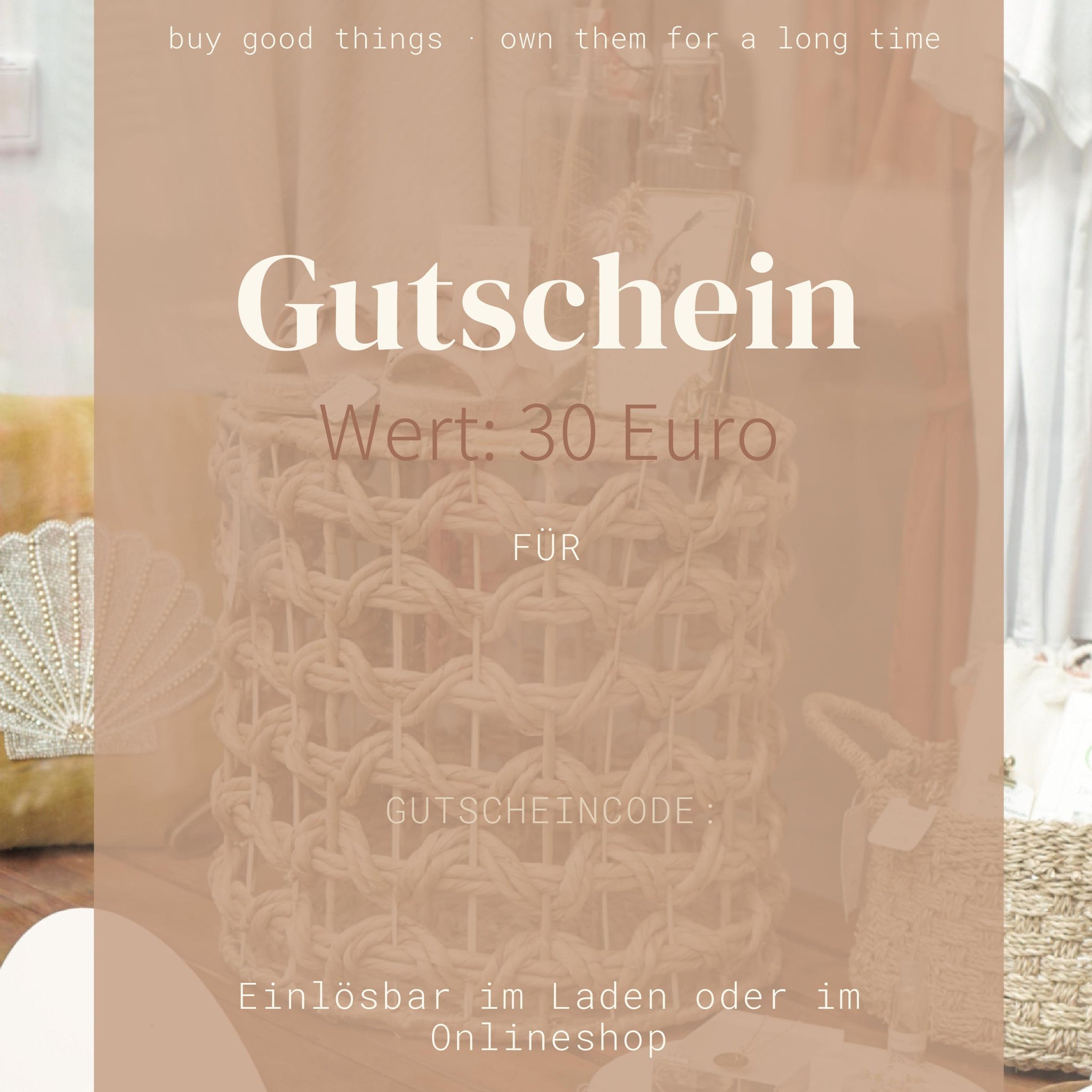 30 Euro Gutschein | ila · ila
