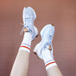 Socken The Sporty lila/aperol | popeia